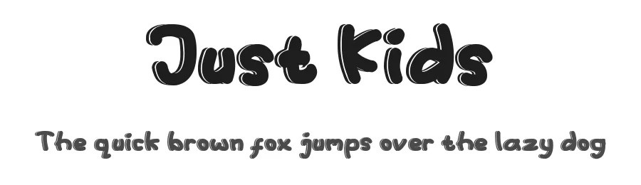 Just Kids by Letterlycious — Decorative Font