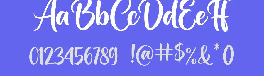 Justicia by Cat.B — Script Handwritten Font — thumbnail 3