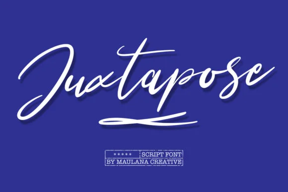 Juxtapose Font by Maulana Creative — Script Handwritten Font