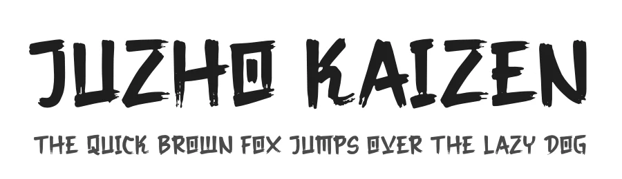 Juzho Kaizen by Denustudios — Decorative Font