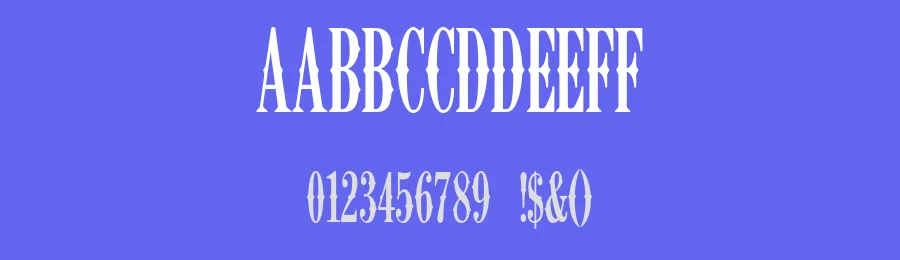 K22 Ambelyn Condensed by Toto — Decorative Font — thumbnail 3
