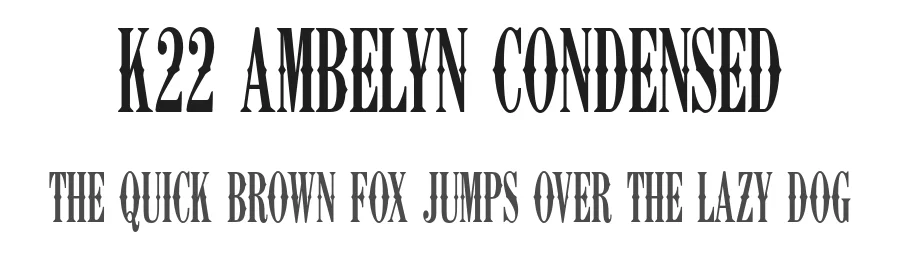 K22 Ambelyn Condensed