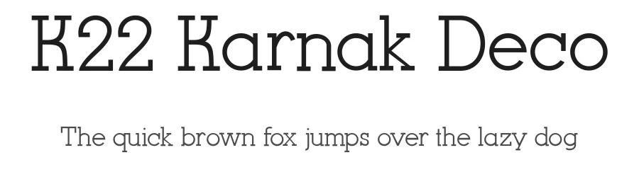 K22 Karnak Deco