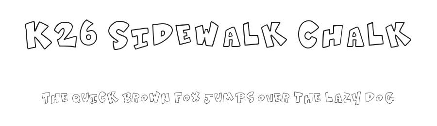 K26 Sidewalk Chalk