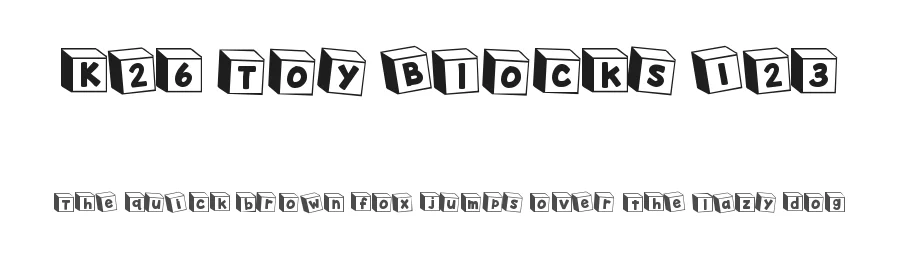 K26 Toy Blocks 123