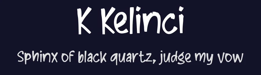 K Kelinci by wepfont.com — Decorative Font — thumbnail 2