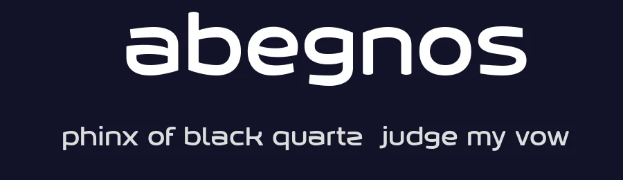 Kabegnos by Benoît Sjöholm — Sans Serif Font — thumbnail 2