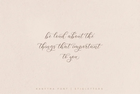 Kabytha Font by etigletters — Script Handwritten Font — thumbnail 6