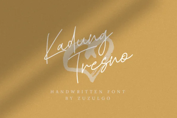 Kadung Tresno Font by zuzulgo studio — Script Handwritten Font