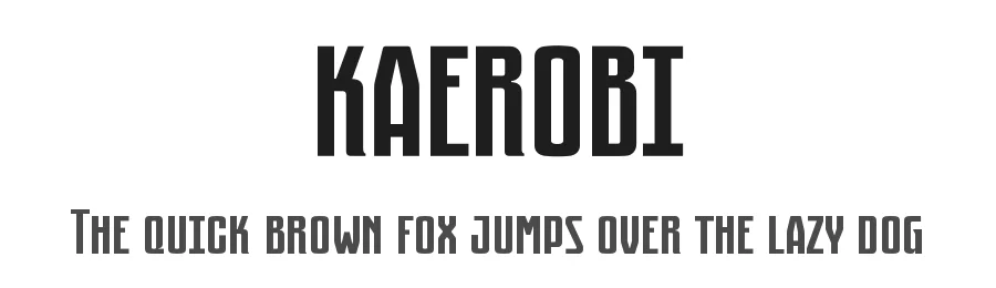 Kaerobi by Kulokale Studio — Sans Serif Font