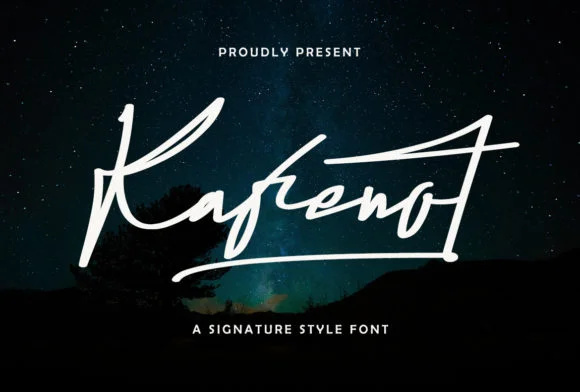Kafenot Font by Sealoung — Script Handwritten Font