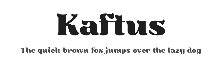 Kaftus by Kulokale Studio — Decorative Font