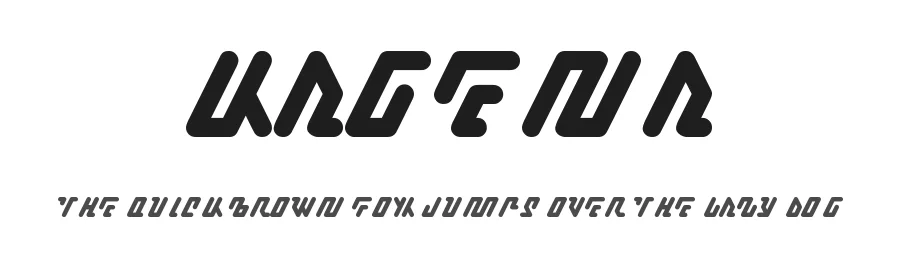 Kagena by Andi Rahmat — Display Font