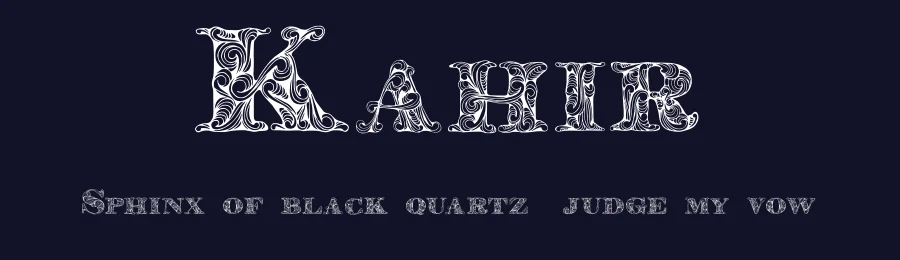 Kahir by Digital Typeface Studio — Decorative Font — thumbnail 2