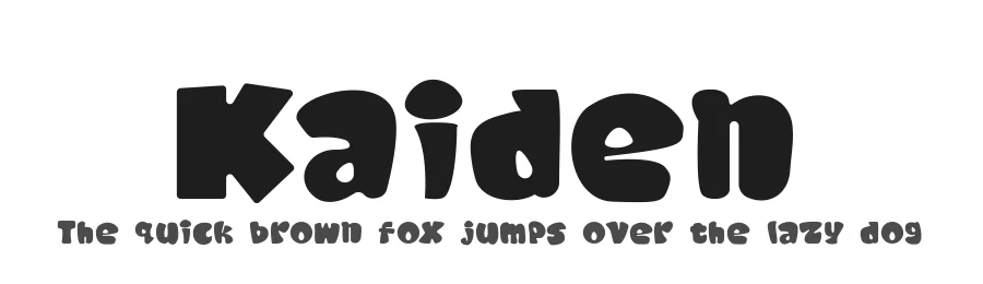 Kaiden by Ianmikraz — Decorative Font