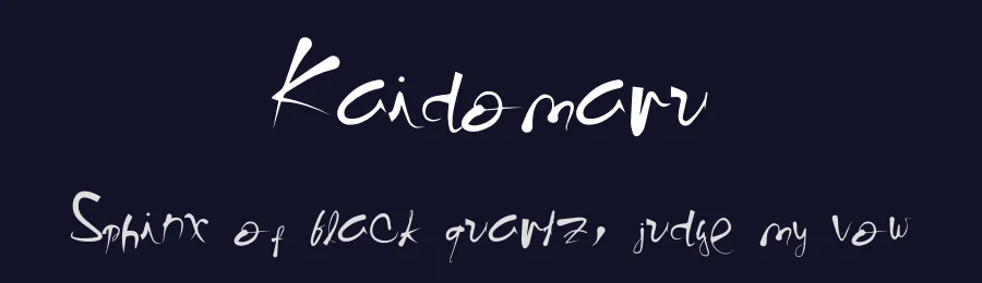 Kaidomaru by Jetsmax Studio — Script Handwritten Font — thumbnail 2