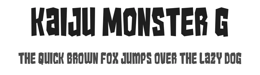 Kaiju Monster G