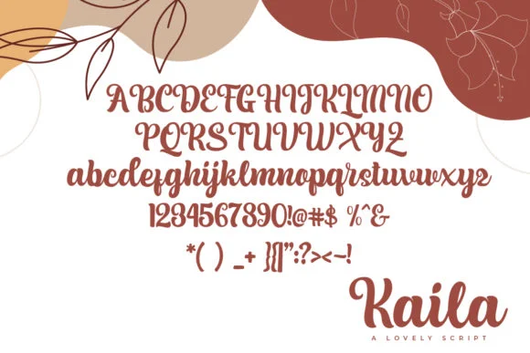 Kaila Font by Debut Studio — Script Handwritten Font — thumbnail 4