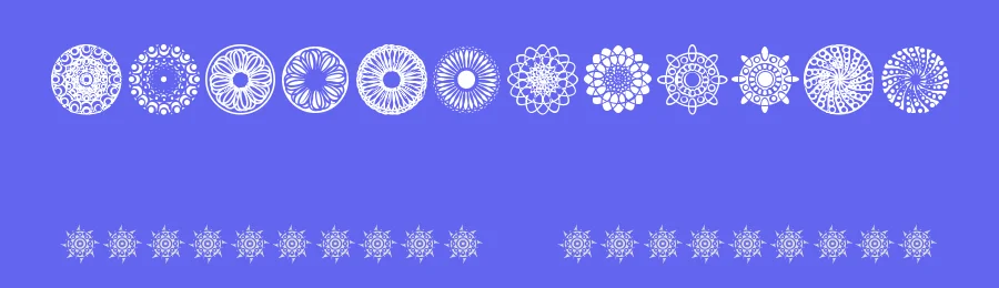 Kaleidoscopic Mind by Qkila — Dingbats Font — thumbnail 3