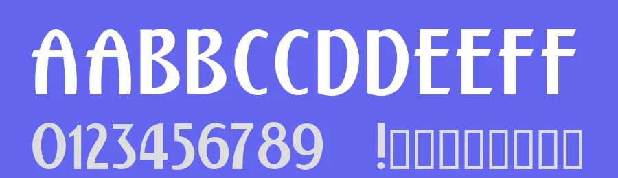 Kalenderblatt Grotesk by Dieter Steffmann — Decorative Font — thumbnail 3