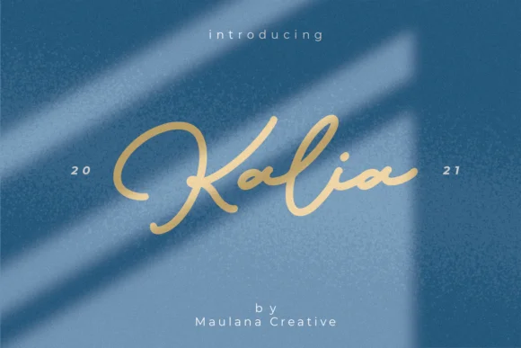 Kalia Font by Maulana Creative — Script Handwritten Font