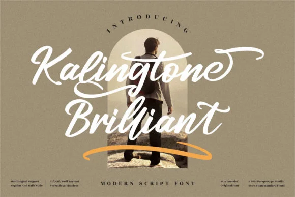 Kalingtone Brilliant Font by Perspectype — Script Handwritten Font