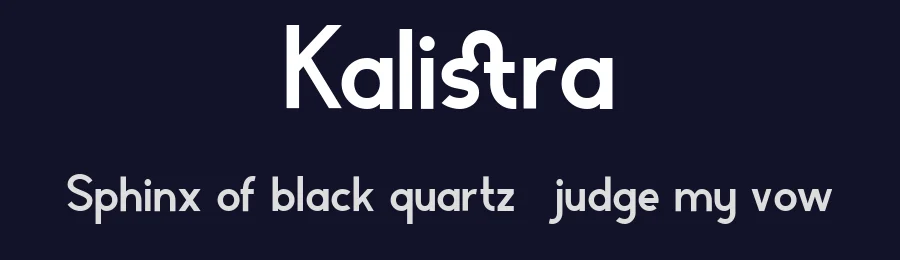 Kalistra by Creatype Studio — Sans Serif Font — thumbnail 2