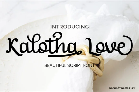 Kalotha Love Font by khafalab — Script Handwritten Font