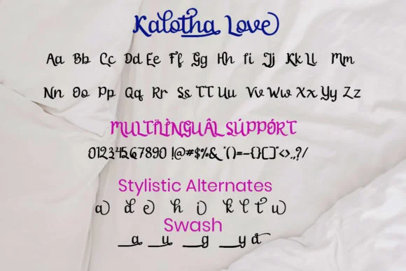 Kalotha Love Font by khafalab — Script Handwritten Font — thumbnail 6