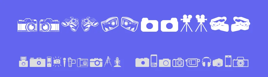 Kamera Dings by Iconian Fonts — Dingbats Font — thumbnail 3