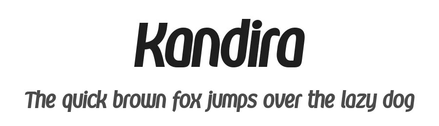 Kandira by Måns Grebäck — Sans Serif Font