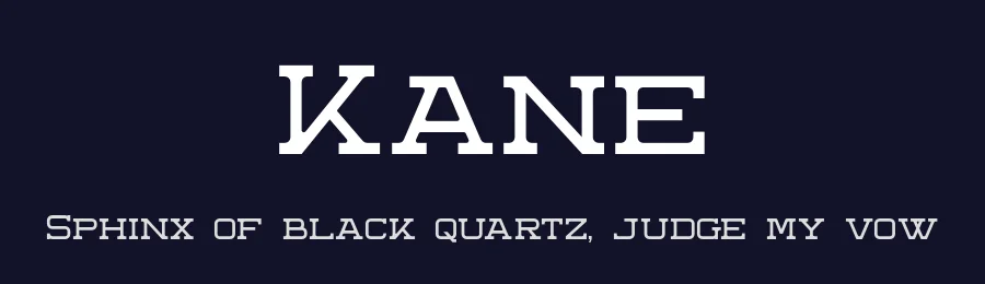 Kane by Linecreative — Decorative Font — thumbnail 2
