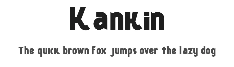 Kankin by MRfrukta â Decorative Font
