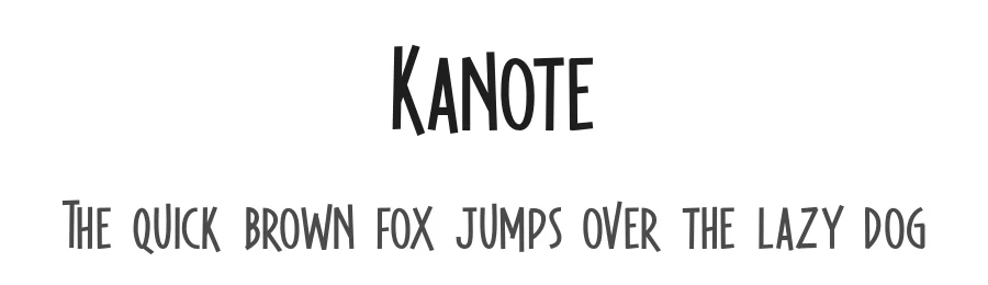 Kanote by Letterhend Studio — Decorative Font
