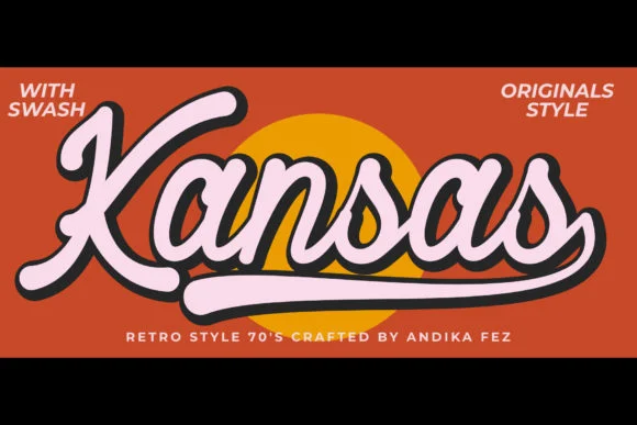 Kansas Font by andikafez — Script Handwritten Font