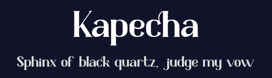 Kapecha by PutraCetol Studio — Serif Font — thumbnail 2