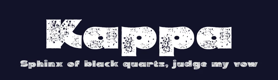 Kappa by 177Studio — Decorative Font — thumbnail 2