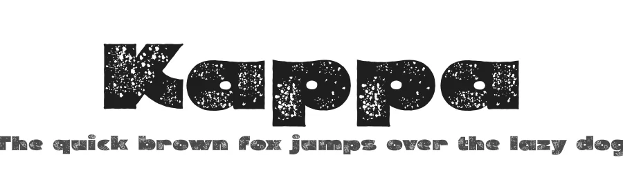 Kappa by 177Studio — Decorative Font