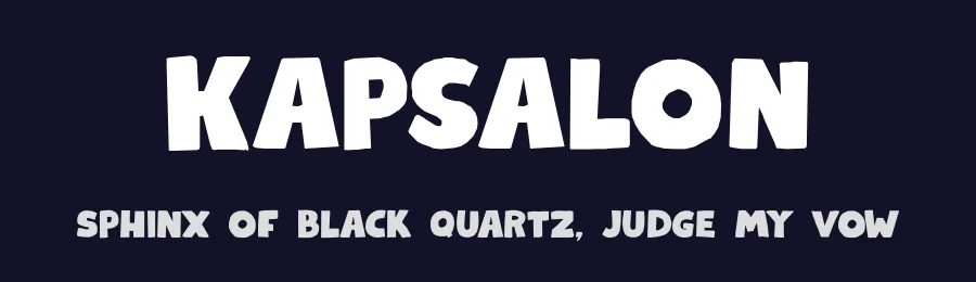 Kapsalon by Hanoded — Decorative Font — thumbnail 2