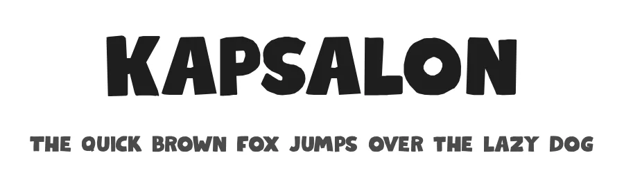 Kapsalon by Hanoded — Decorative Font