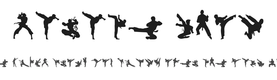 Karate Chop by Iconian Fonts — Dingbats Font