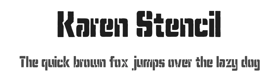 Karen Stencil