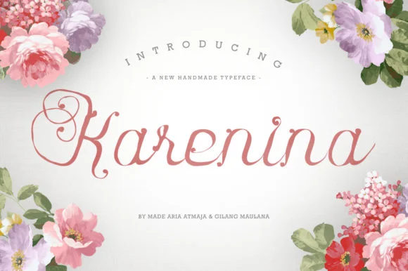 Karenina Font by Maulana Creative — Script Handwritten Font