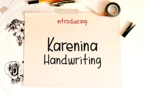 Karenina Handwriting Font by Deedeetype — Script Handwritten Font