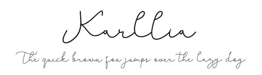 Karllia by Edric Studio — Script Handwritten Font