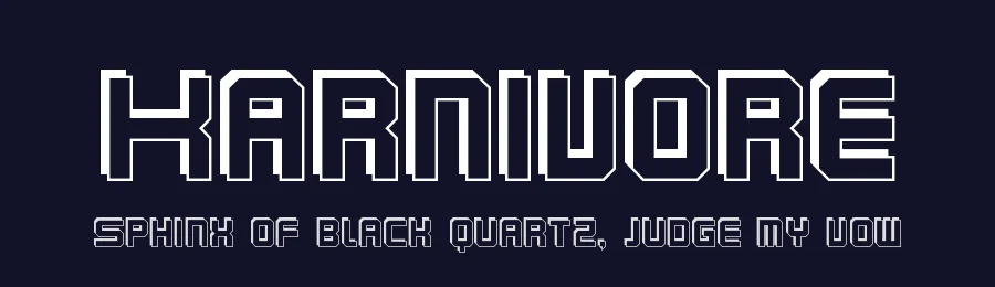 Karnivore by Apostrophic Labs — Display Font — thumbnail 2