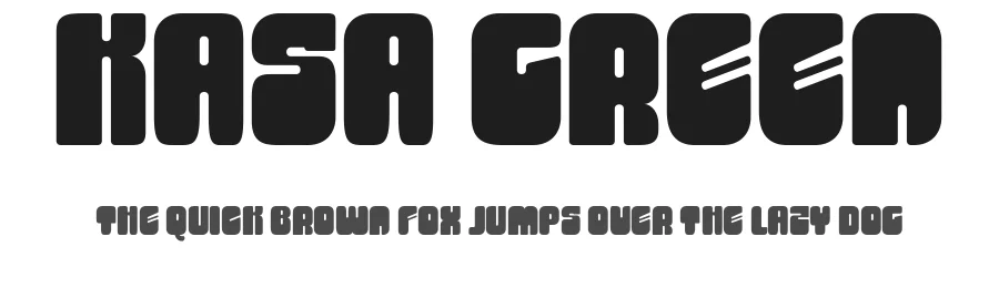 Kasa Green by Maulana Creative — Decorative Font