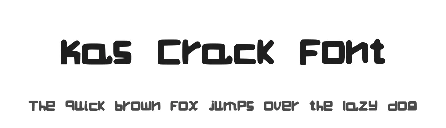 Kas Crack Font