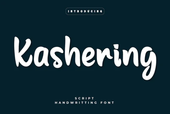 Kashering Font by Productype — Script Handwritten Font