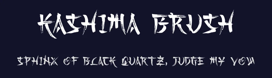 Kashima Brush by Abo Daniel Studio — Decorative Font — thumbnail 2
